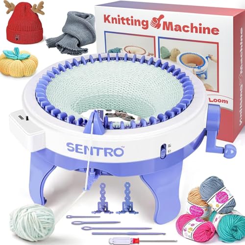 SENTRO Knitting Machine 48 Needles,Smart Circular...