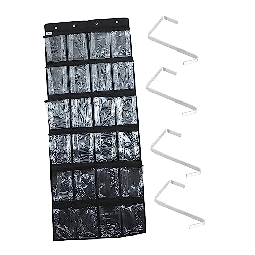 SOLUSTRE Hanging Storage Bag 24-grid Shoe Organizer Decorative Home Storage Easy to Use