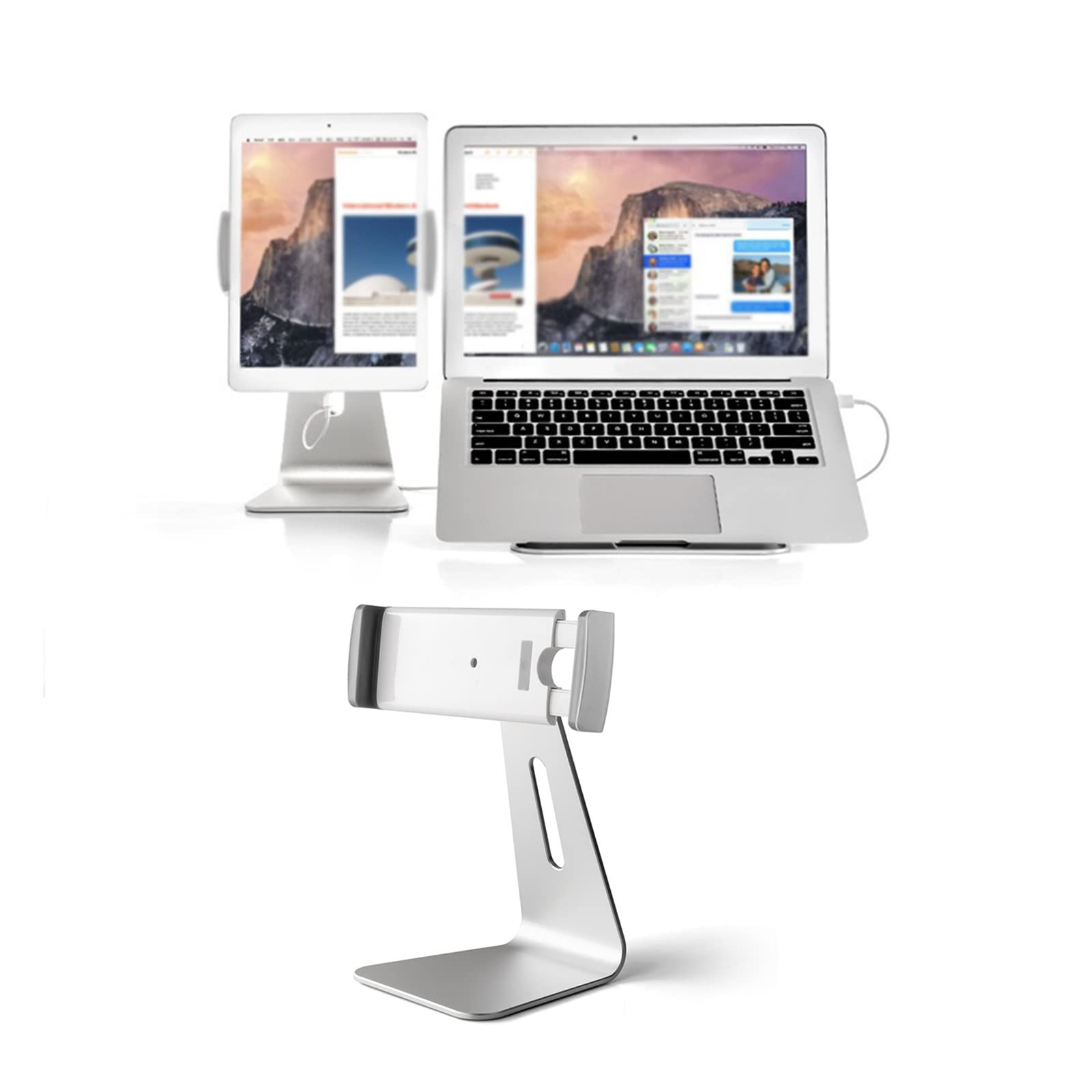 Soporte para Tableta con Clips para Tienda, Oficina, recepción, Base para tabletas de 7-13 Pulgadas