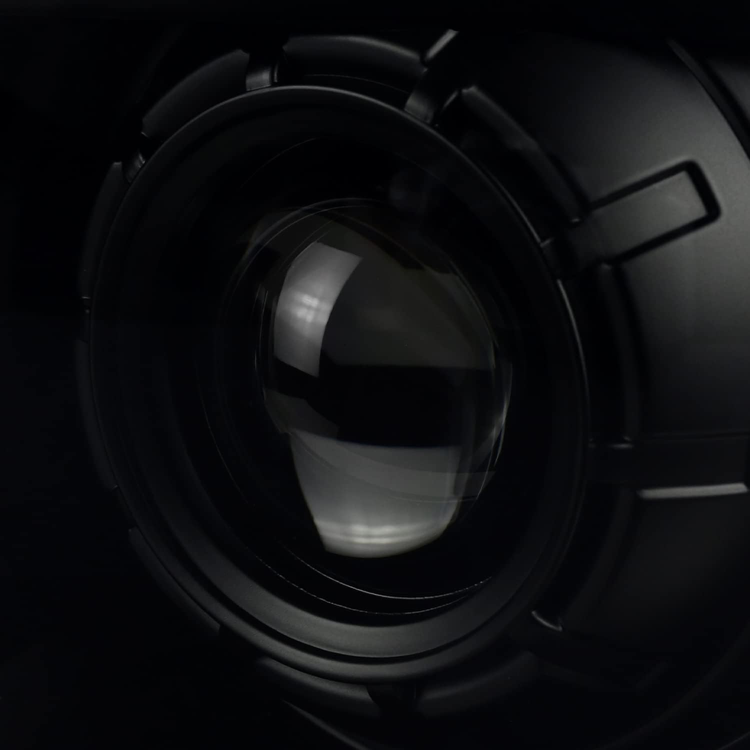 SPEC-D TUNING Black Smoke Projector Headlights w/Switchback Sequential LED Turn Signal Compatible with 2007-2013 Toyota Tundra, 2008-2017 Toyota Sequoia, Left + Right Pair Headlamps Assembly