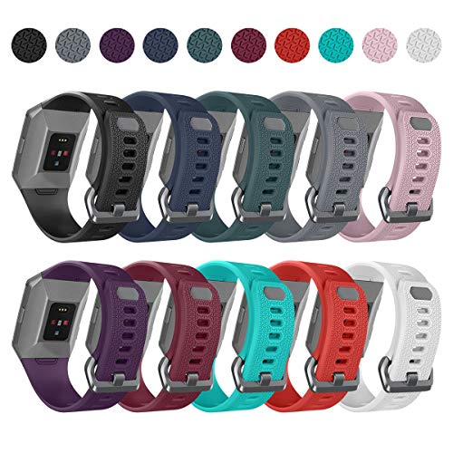 Image of AIUNIT Compatible Ionic Bands for Men Women Teens Kids Large Small, Strap Sport Accessory Wristband Design for Ionic Smart Watch
