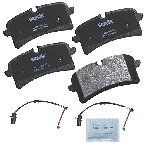 Image of Bendix Priority1 CFM1785 Semi-Metallic Rear Brake Pads for select Audi A8 Quattro 2015, RS7 2015, 2017-2018, S8 2017-2018, Porsche Macan 2015-2018, 2020, 2022-2024