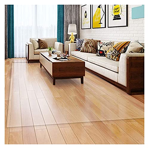 Flur Teppich Läufer Transparente Bodenschutzmatte, Rutschfest Bürostuhl Schreibtisch Bodenschutzmatten, Schutzmatten für Hartholzböden 60/80/90/100/120/140 cm breit ( Size : 80cm x 200cm (32" x 79") ) Cover