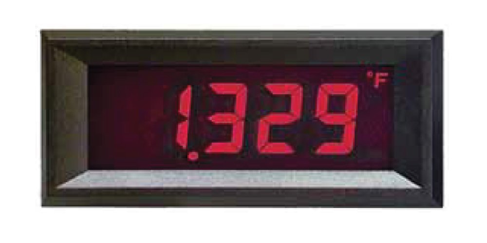 OSMLP-4ERN Digital Panel Meter LCD Display 4-20mA Loop Powered Red Neg