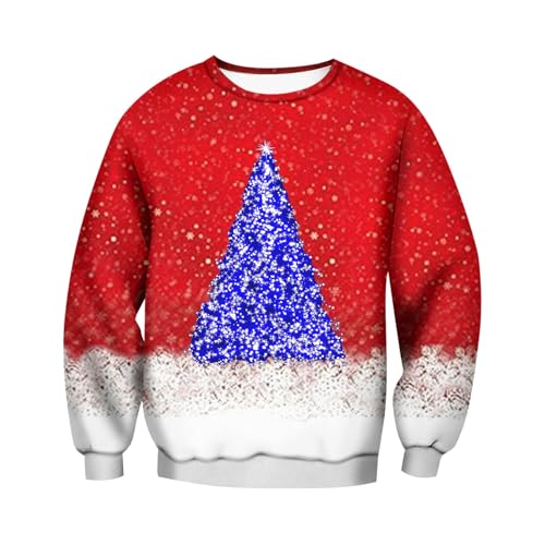T-shirt Homme Noël Rouge XL Col Rond : fini les hauts inconfortables pour les fêtes