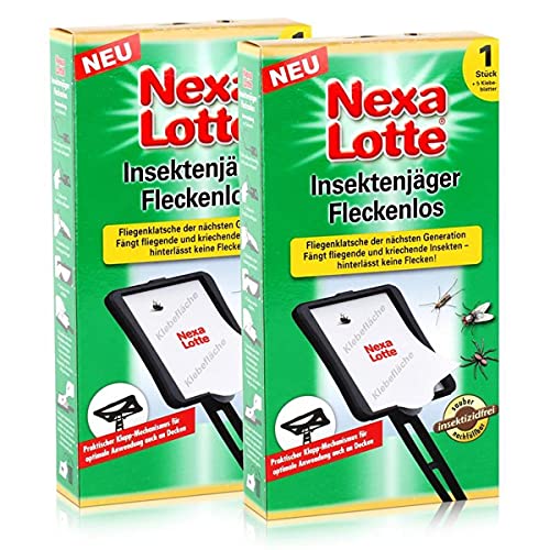 Nexa Lotte - Insectos Cazadores manchas los matamoscas - Fácil y limpio (2 unidades) Cover