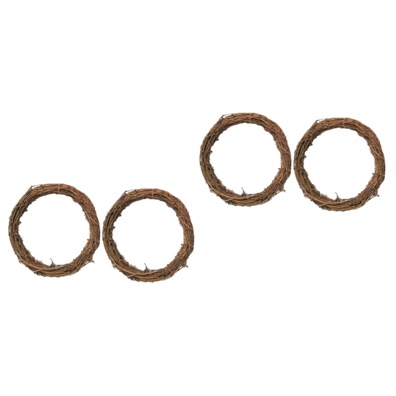 Cabilock 4 Pz Ghirlanda di vite di decorazione cucina natale decorazioni cerchi di ghirlande decorative accessorio ghirlanda fai da te arredamento materiali per ghirlande fai da te
