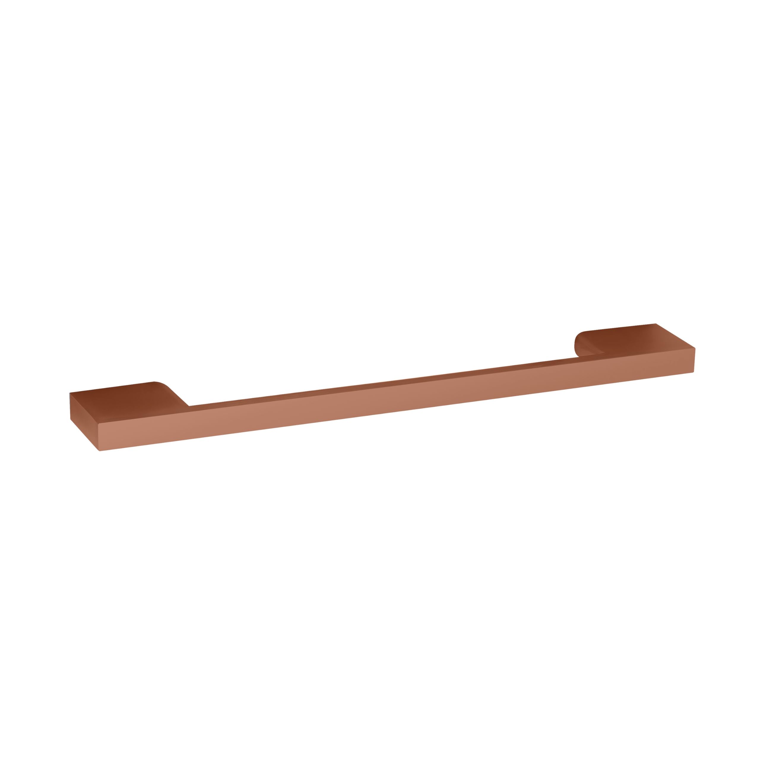 Balterley Kitchen Cupboard Handles Square D Shape, Bathroom Cabinet Handles, Copper Door Handle for Bathroom & Kitchen Cabinets, Cupboard Door Handle - 8 x 28 x 191mm, 160mm Centres (Copper)