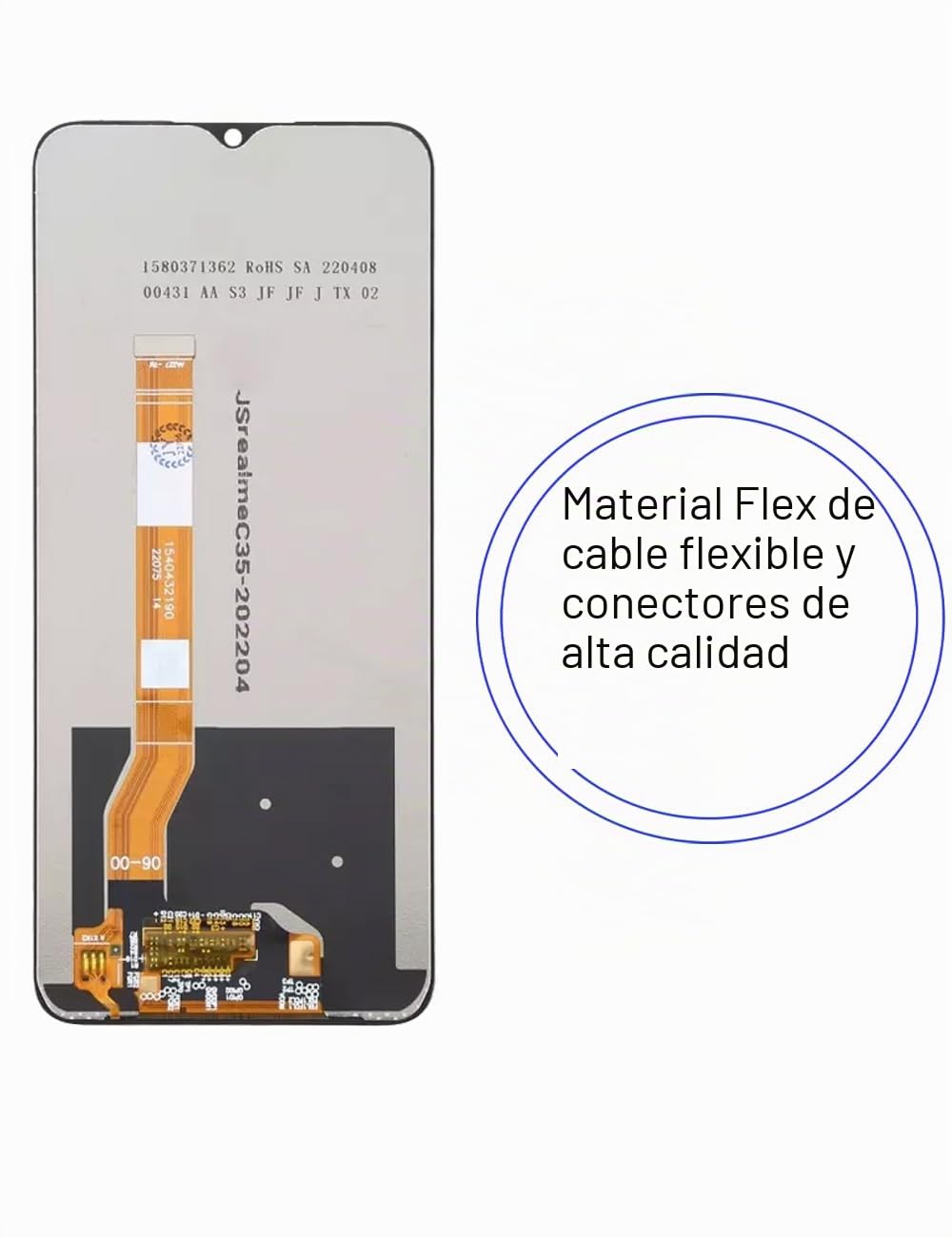 Pantalla de repuesto para pantalla LCD Oppo A18, CPH2591, kit de piezas de reparación