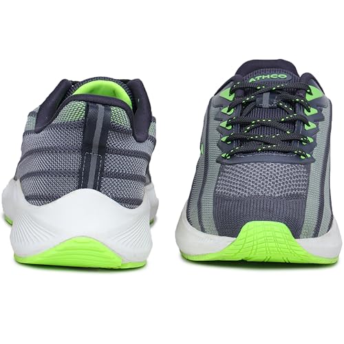 Image of ATHCO mens Mark Running Shoes for Man Comfortable Men's Sports Shoes with Memory Foam Cushioned Insole Sports Shoes for Men Running Walking Lightweight Gym Shoe for Men Comfortable Stylish & Casual Walking Shoe for Man Anti Slip Gym Footwear