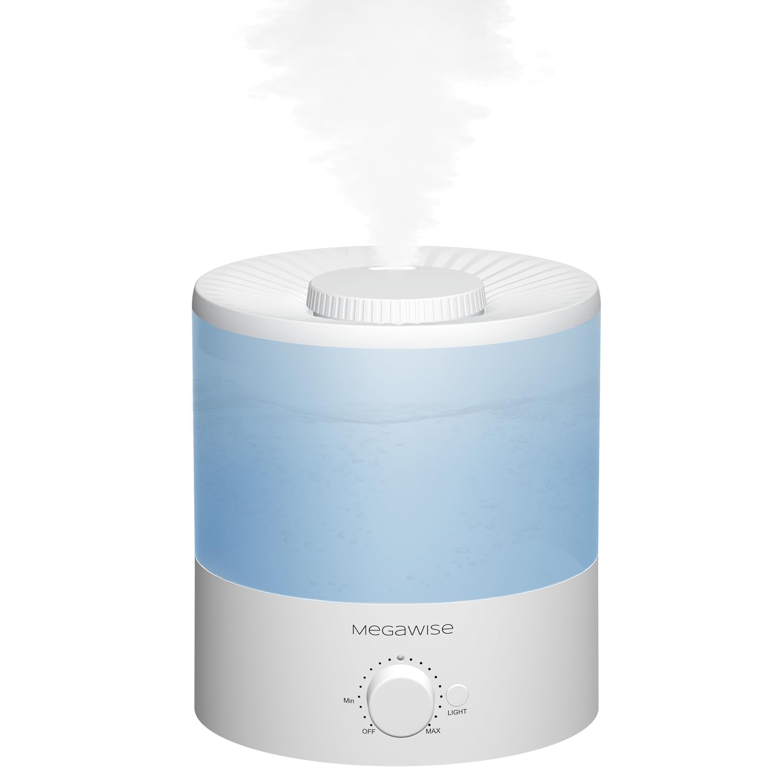 MegaWise Ultrasonic Cool Mist Humidifier SK7620 - 1.5L Capacity, Whisper-Quiet Operation, Adjustable Mist Output, Auto Shut-Off - Ideal for Home, Office, Baby Room, and Bedroom