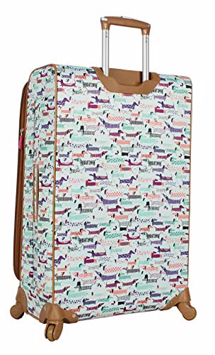 Lily Bloom Luggage 3 Piece Softside Spinner Suitcase Set Collection (Totally Paw Some)4