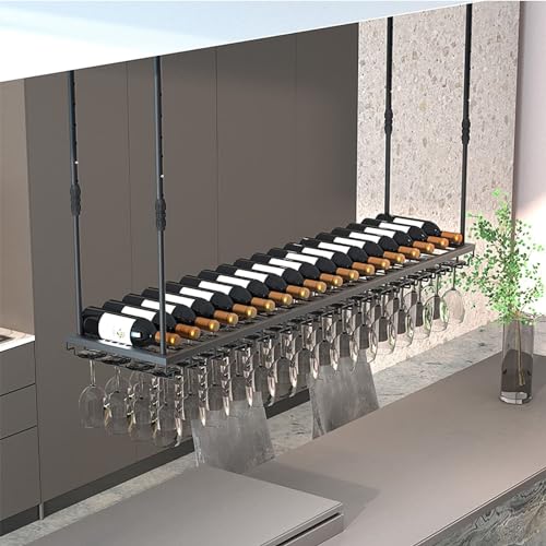 Wine rackSolid Wood Floor-Standing Wine Cooler - Wine Bottle Rack Cabinet | Sturdy & Durable Display Rack | Wine Decorative Rack for Bar/Living Room/Tavern (Wine Red)