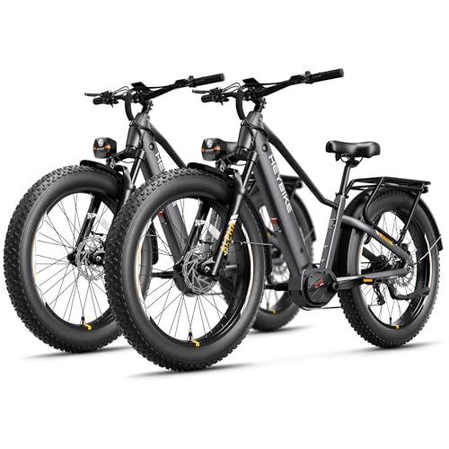 Heybike Alpha Mountain Bike with 1500W Peak Mid-Drive,28MPH Off-Road E-Bike with...