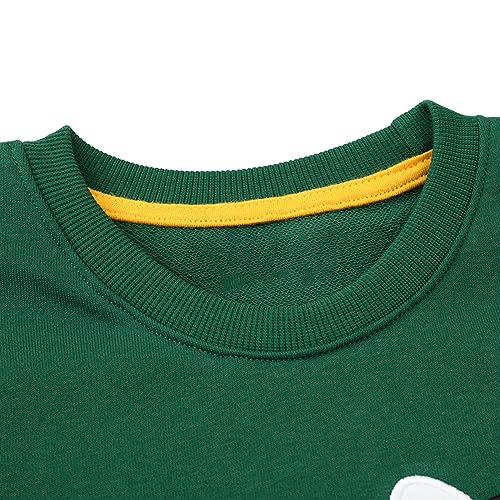 Image of Popshion Toddler Boys Sweatshirt Cotton Lightweight Kids Winter Warm Sweater Crewneck Pullover Tops