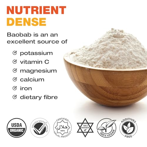 100% Organic Baobab Powder 120 Capsules | Direct from South Africa | USDA Organic Certified - Image 4