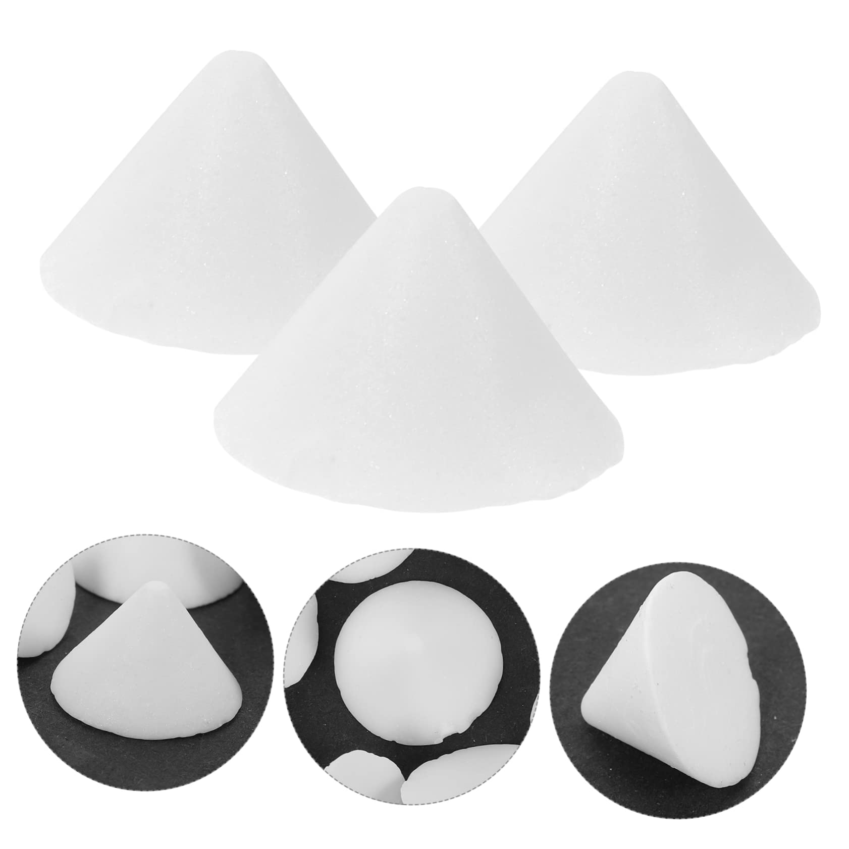 Housoutil 50pcs Pottery Kiln Supporting Nails Refractory Ceramic Nails for Kiln Furniture Versatile Tools