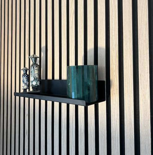 Vleugel Étagère Murale pour Panneaux acoustiques, Largeur 30,4 cm, en métal, sans perçage