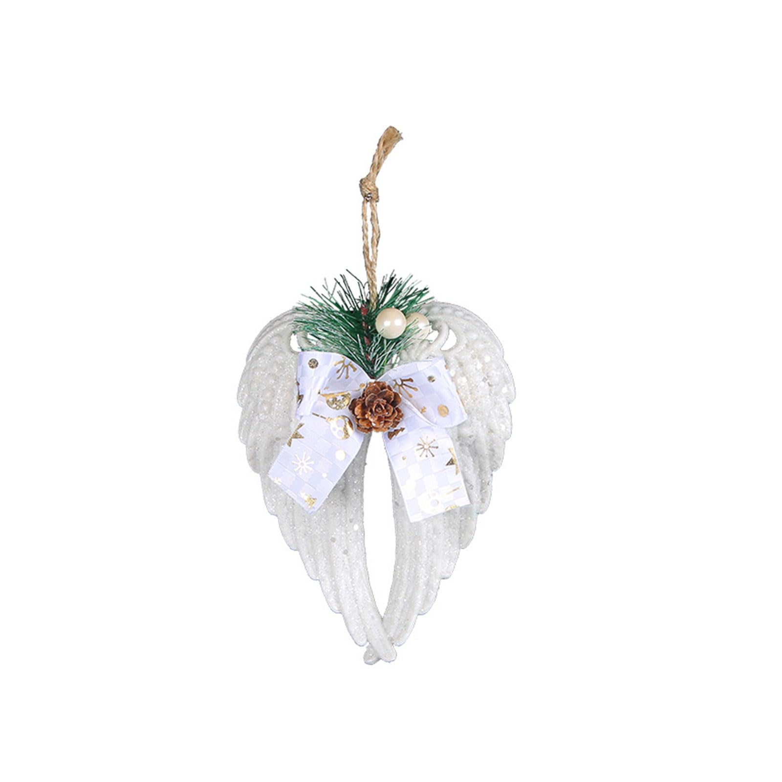 Kalttoy Christmas Pinecone Hanging Pendant Christmas Tree Ornament Natural Pine Cones Pendant 2023 Decoration for Home Pinecone
