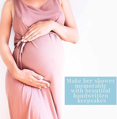 Miniatura 7 de Amanda Creation Little Deer Woodland Boy - Tarjetas de deseos de bebé de 20, 4 x 6 pulgadas, gran recuerdo y actividad divertida para baby showers,