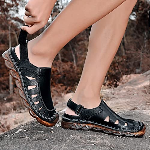 Outdoor Sandals Men's Shoes Large Size Comfortable Sandals Men's Sandals Hiking Casual Shoes Men(D,43 Code)4