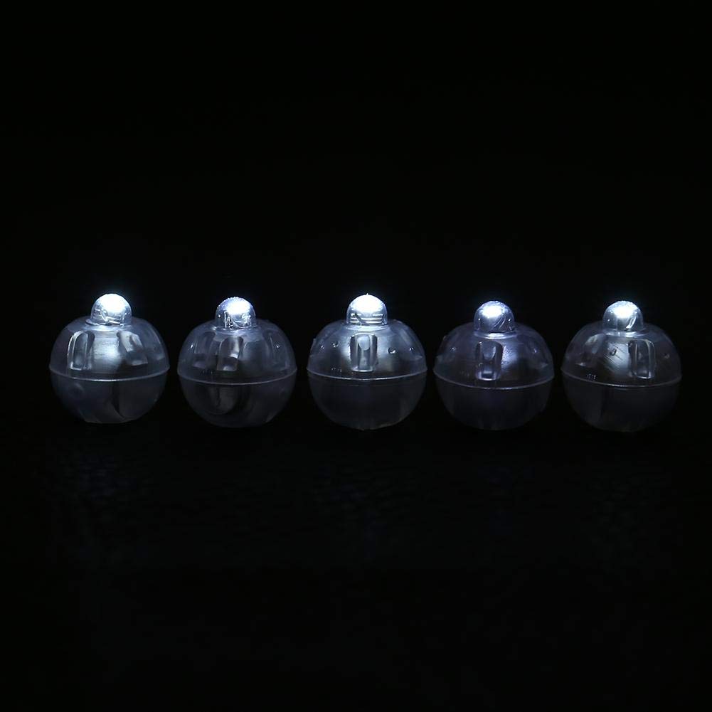 12 Ballons Lumineux LED Blancs - Lampes Flottantes Solaires Pour Jardin, Fête Ou Décoration