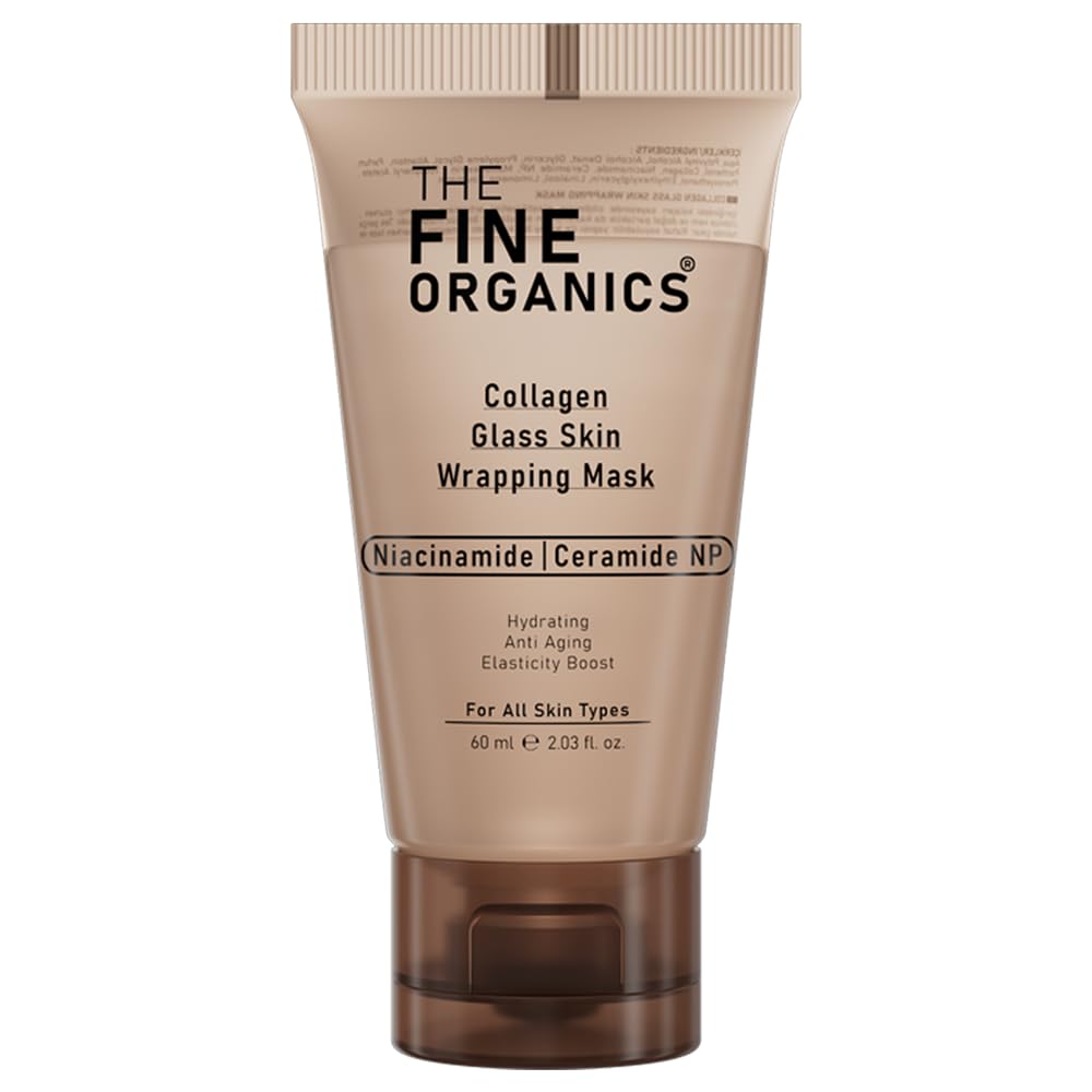 Soyulabilir Kolajen Cam Cilt Maskesi, 1 Saat İçerisinde Etkili Niacinamide&Ceramide NP Kolajen Maske