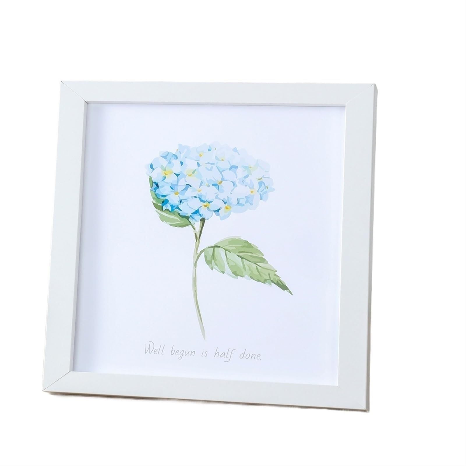 Photo Frames Square Wood Photo Frame For Wall Hanging 20X20 25X25cm Picture Stand For Pictures Decor(White Frame,20X20cm)