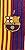 MES QUE UN CLUB FC Barcelona Soccer Team Two Tone Beach Towel