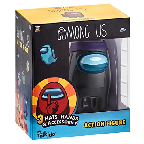 Among Us Action Figure da collezione Serie 1 con accessori - Nero