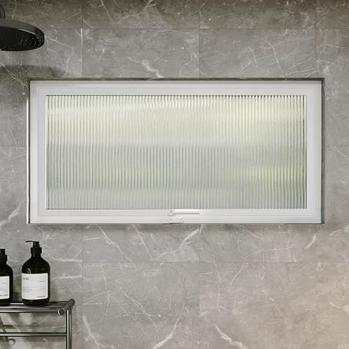 Tempered Glass Sliding Window, 360° Rotatable for Shed, Barn, Garage, Greenhouse & Poultry Cabin, Durable Aluminum Frame, 23.62"x15.75" - Perfect for Replacement & Upgrade