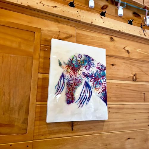 Miniatura 8 de Resina epoxi ultra transparente para arte y manualidades, resistente a los arañazos, epoxi de bajo olor, ideal para arte y manualidades, (1 galón