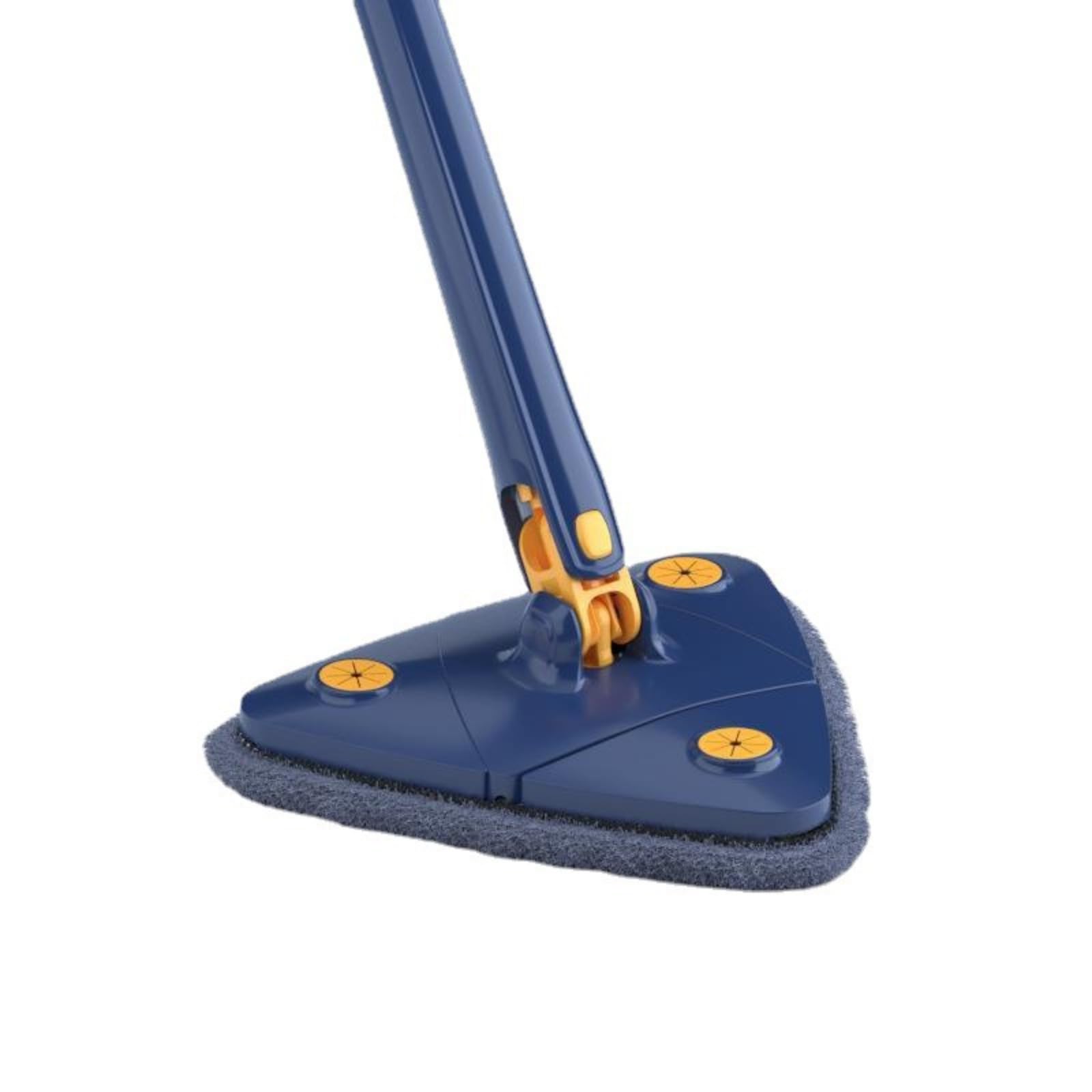 Quickclean-Balai Essoreur Rotatif pour Un Nettoyage À 360° des Sols, Murs Et Plafonds (Bleu)