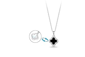 Women's Favorite Four-Leaf Clover Necklace in S925 Silver