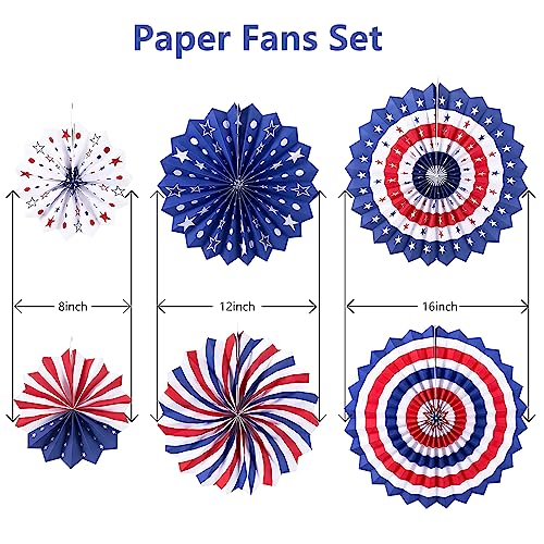 4th-of-July-Patriotic-Decorations-Outdoor-Memorial-Day-Decorations-Fourth-of-July-Decorations-for-Home-Hanging-Paper-Fans-for-Independence-Flag-Day-Party-Decor 4th of July Patriotic Decorations Outdoor Memorial Day Decorations Fourth of July Decorations for Home Hanging Paper Fans for Independence Flag Day Party Decor