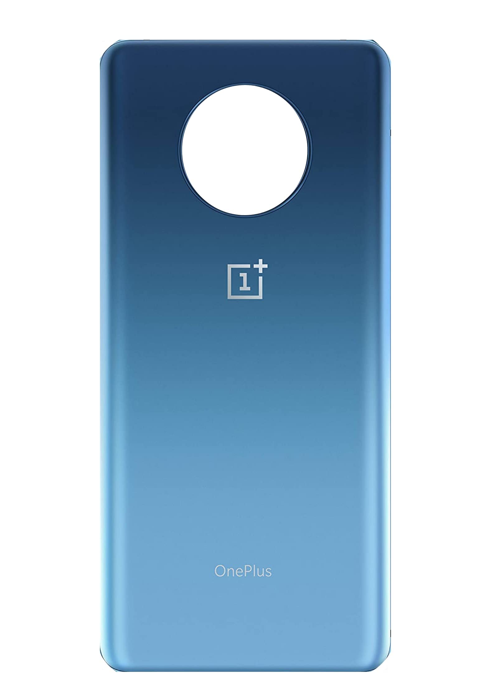 SPAREWARE® Battery Back Door Panel Body Cover Back Glass Back Door Body Panel for Oneplus 7T : Blue (with Logo)