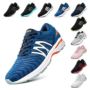Sportschoenen Heren Sneakers Dames Hardloopschoenen Licht Fitness Wandelen Vetersluiting Luchtkussen Sneakers Gewoontjes Zwart Zwart-Wit Groen Roze Wit Geel EU36-EU47