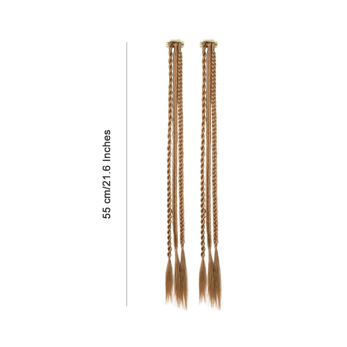 Hair Extensions Clip in Hairpieces Long Heat Resistant Synthetic Hair Accessories for Girls Women Party 0134 - Image 3