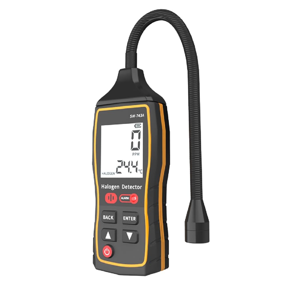 Littimoon DC4.5V SW-743A Refrigerant Leak Detector High Sensitivity LCD Display Freon Tester for AC Car Fridge