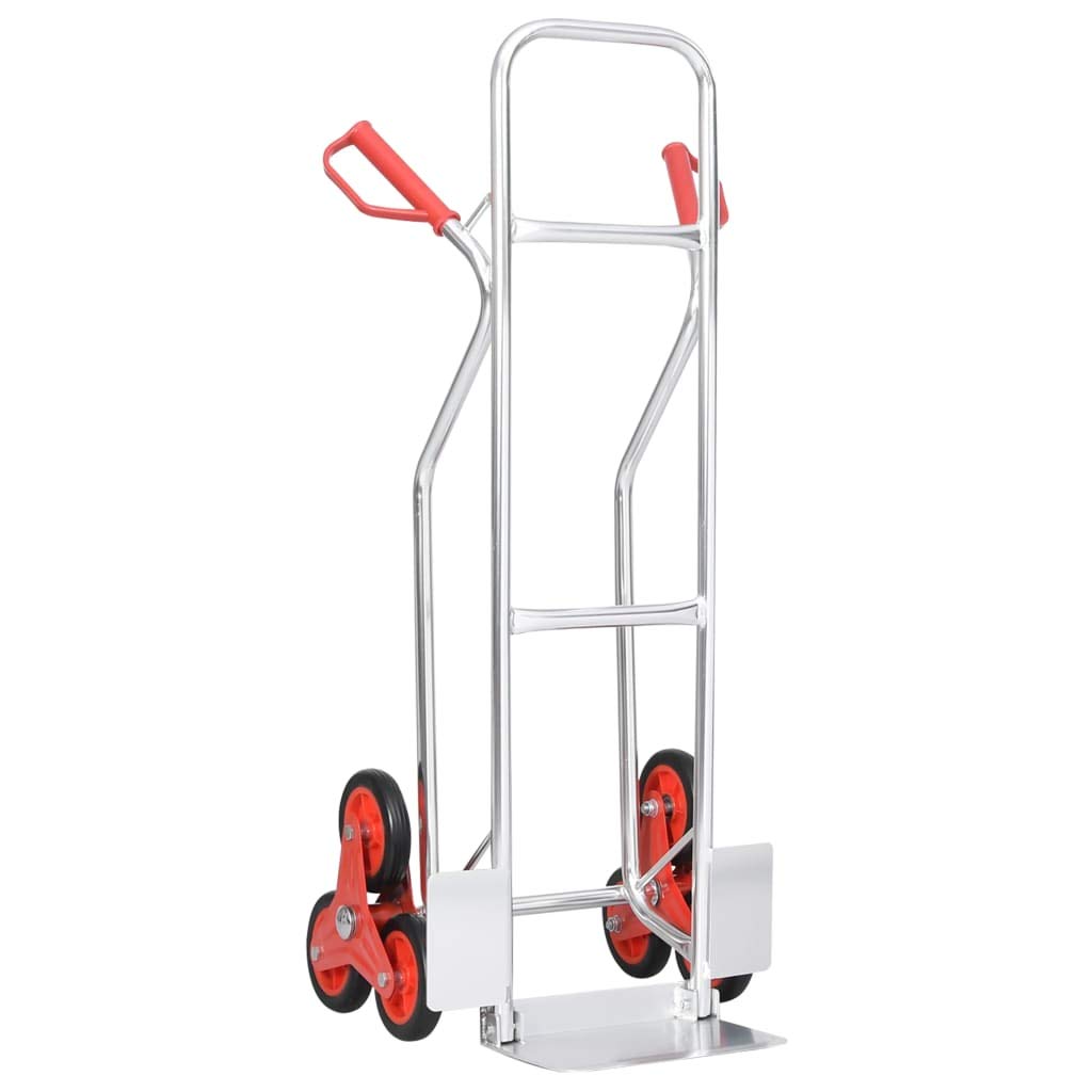vidaXL Stair Climbing Hand Truck with 6 Wheels Warehouse Cart Climbing