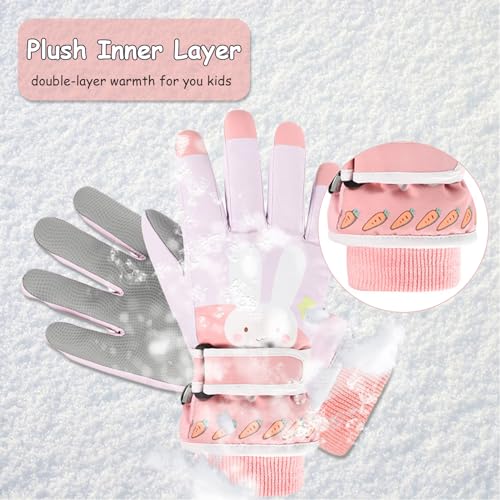 Toddler Women Mens Snow Gloves Kids Waterproof Winter Warm Thermal Ski Snowboard Ladies Glove2