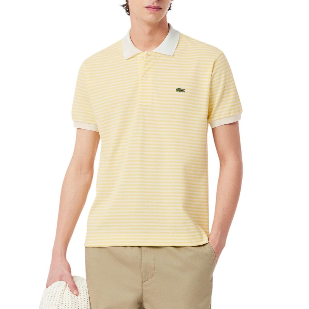 

                                                    Lacoste Men's Classic Fit L.12.12 Striped Petit Pi