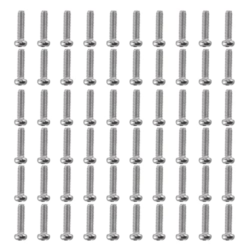 TsoLay M2 x 8mm 304 Edelstahl Flachkopfschrauben Bolzen 60 Stuecke