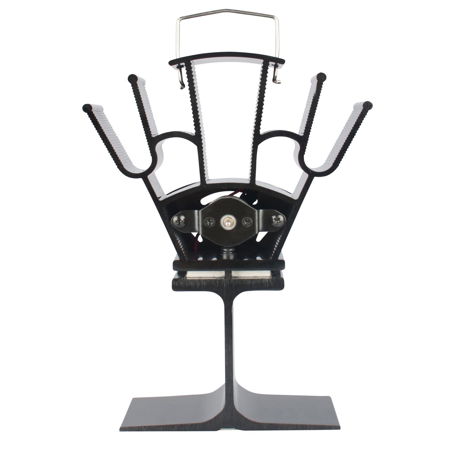 Ventilador de estufa de 6 aspas HighAir Volúmenes, quemadores de leña alimentados por calor, chimeneas, campana de calefacción interior y exterior, inserto de ventilación de acero inoxidable, no