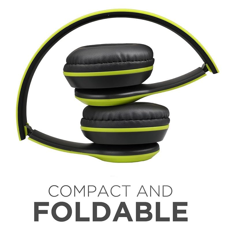 Image of Wireless Bluetooth Headphones | Foldable Over-Ear Stereo Headset with Built-in Mic