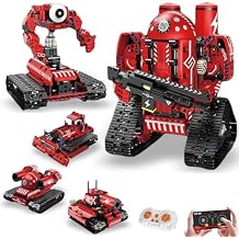 STEM Toys Robot Kit, App & Remote Control Excavator for Boys, Robotics for Kids Ages 12-16, Educational RC Bulldozer Toy, STEM Kits for Kids Age 12-14, Construction Robot Gift