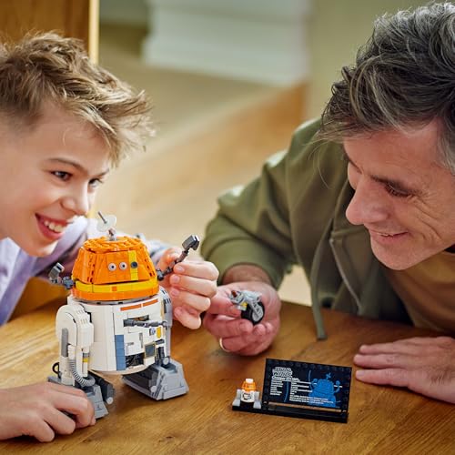 Star Wars 75416 Droide Astromeccanico Chopper (C1-10P) - Robot Giocattolo da Costruire con Testa Mobile, Braccia e Ruota Centrale Staccabili - Regalo per Bambini e Bambine da 10+ Fan di Ahsoka - Lego - Immagine 8