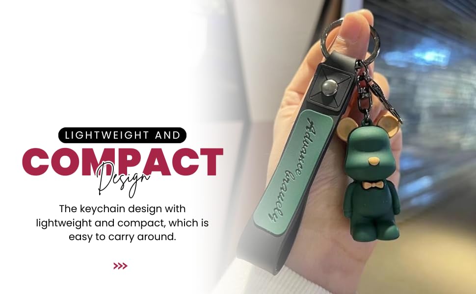 Image of Keychain for Kids & Adults | Cute Pendant Teddy Bear Keyring for Girls & Boys | Trendy Designer Keychain for Gifting | Stylish Teddy Keyring for Bags, Keys & Accessories