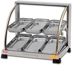 Estufa Curva Dupla Marchesoni Ouro Inox