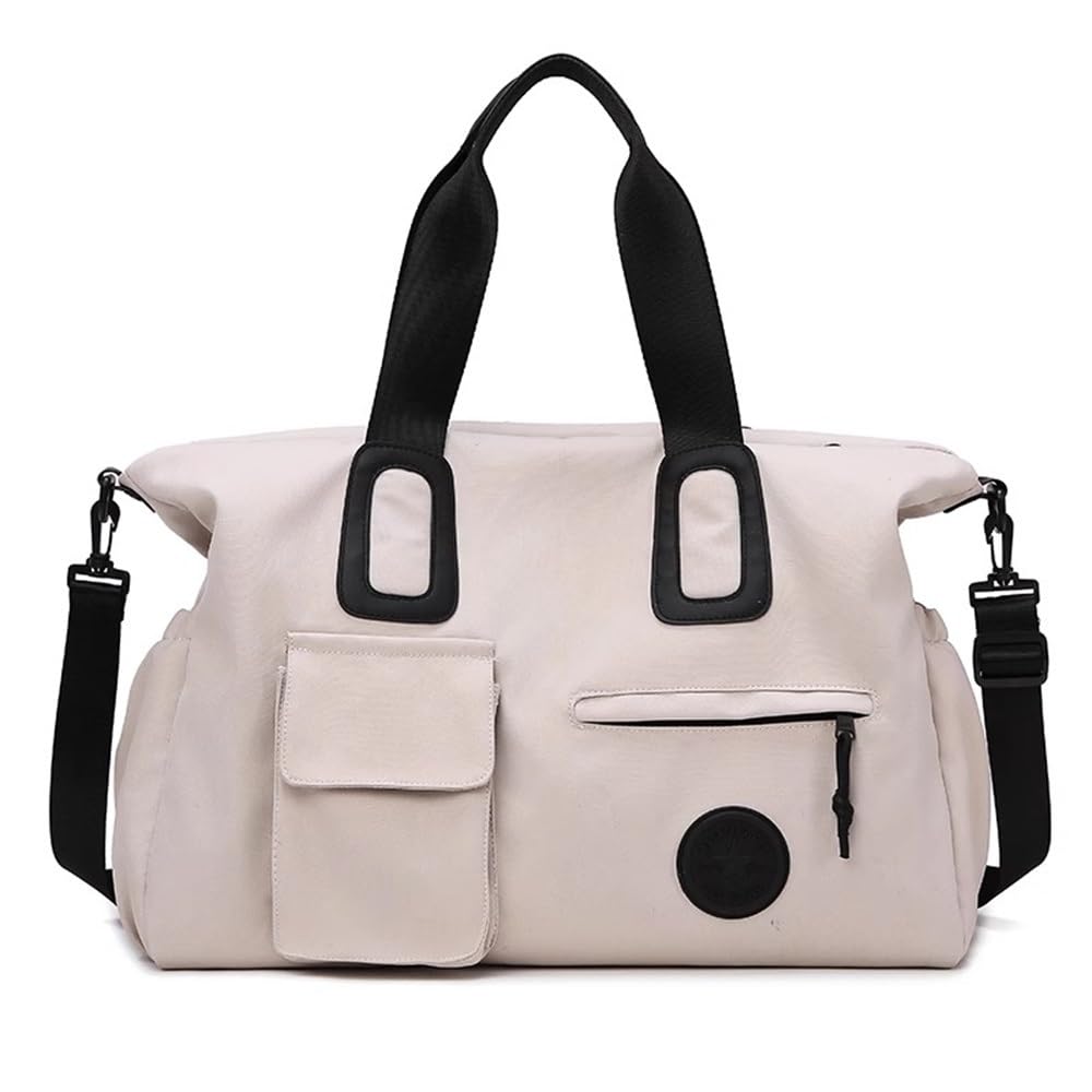 Borsa da Viaggio da Donna Borsa da viaggio leggera donna per i Viaggi Giornalieri(bianca)